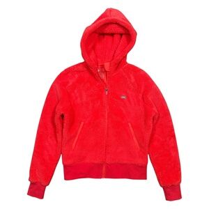 FIGS Off-Shift Cozy Fleece Sherpa Full Zip Sweater Jacket Fireside Womens XS